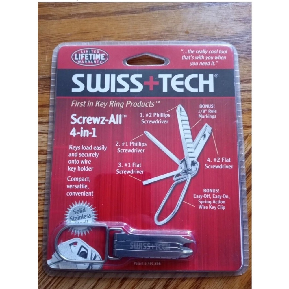 Swiss Tech Screwz-All plus Key Ring Companion.